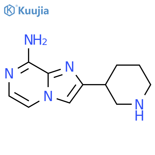 2-(3-piperidinyl)-Imidazo[1,2-a]pyrazin-8-amine structure