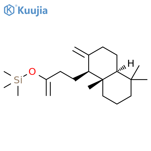 (4aS,5S,8aS)-Decahydro-1,1,4a-trimethyl-6-methylene-5-[3-[(trimethylsilyl)oxy]-3-buten-1-yl]naphthalene structure
