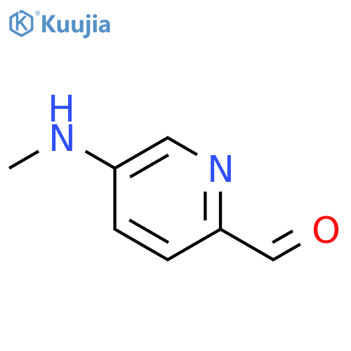 5-(methylamino)-2-Pyridinecarboxaldehyde structure