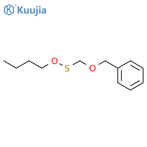 Methanesulfenic acid, (phenylmethoxy)-, butyl ester structure