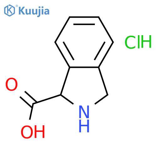 2,3-dihydro-1H-isoindole-1-carboxylic acid hydrochloride structure