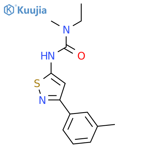 Urea, N-ethyl-N-methyl-N'-[3-(3-methylphenyl)-5-isothiazolyl]- structure