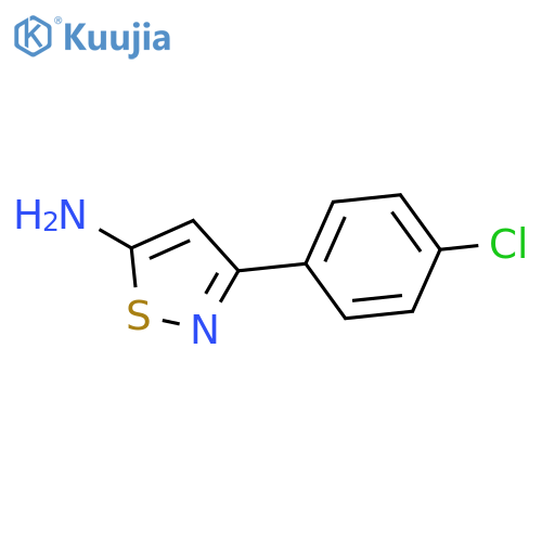 5-Isothiazolamine, 3-(4-chlorophenyl)- structure