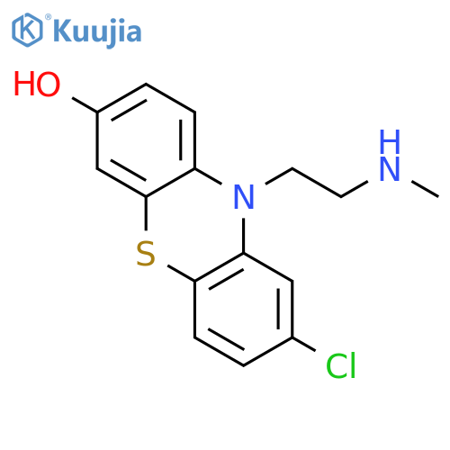 10H-Phenothiazin-3-ol, 8-chloro-N-[2-(methylamino)ethyl]- structure