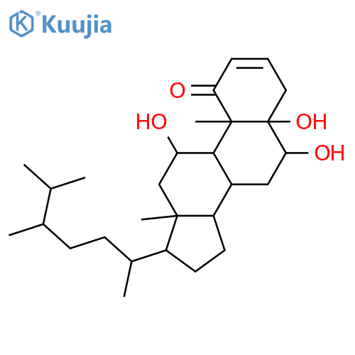 5,6,11-Trihydroxyergosta-2,22-dien-1-one; (5α,6β,11α,22E)-form, 22,23-Dihydro structure