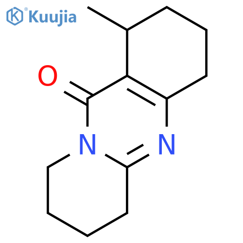 11H-Pyrido[2,1-b]quinazolin-11-one, 1,2,3,4,6,7,8,9-octahydro, 9-methyl structure