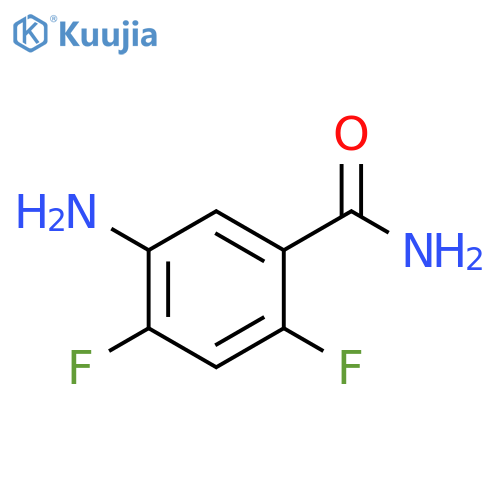 5-amino-2,4-difluorobenzamide structure