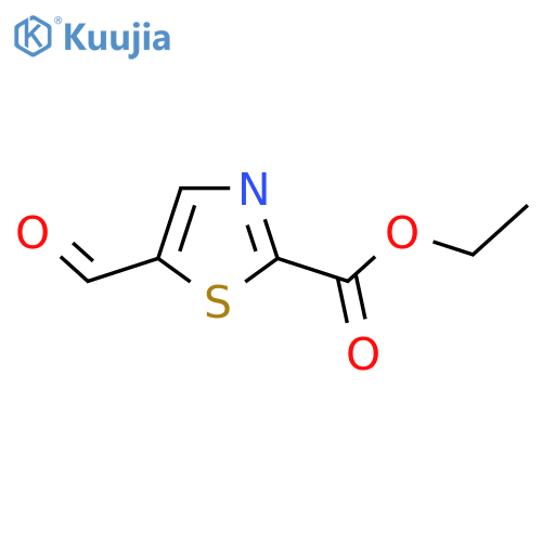 ethyl 5-formyl-1,3-thiazole-2-carboxylate structure