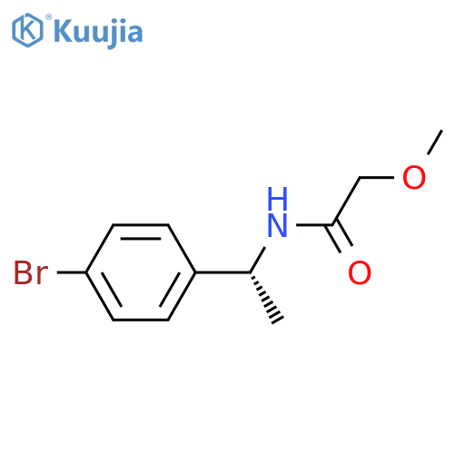 (R)-N-[1-(4-Bromo-phenyl)-ethyl]-2-methoxy-acetamide structure