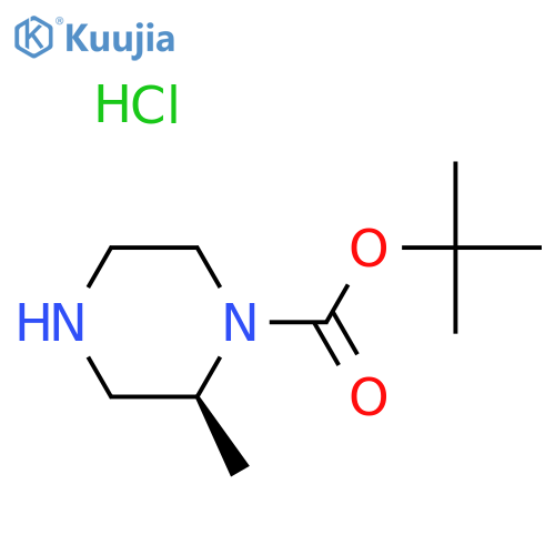 (S)-1-N-Boc-2-methyl Piperazine Hydrochloride structure