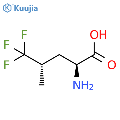L-Leucine, 5,5,5-trifluoro-, (4S)- structure