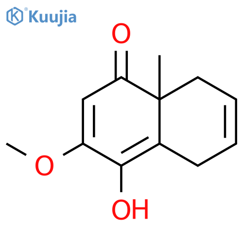 1(5H)-Naphthalenone, 8,8a-dihydro-4-hydroxy-3-methoxy-8a-methyl- structure
