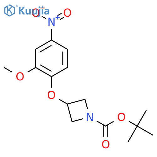 1-Boc-3-(2-Methoxy-4-nitrophenoxy)azetidine structure