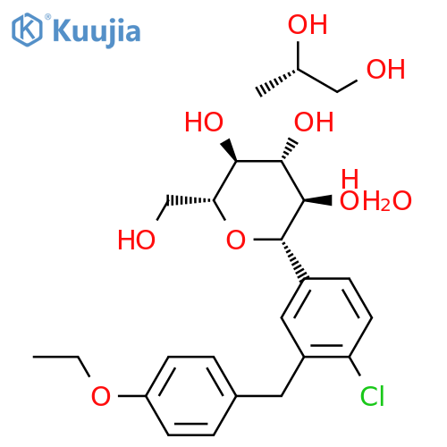 Dapagliflozin Propanediol Hydrate structure