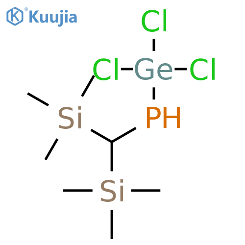 Phosphine, [bis(trimethylsilyl)methyl](trichlorogermyl)- structure