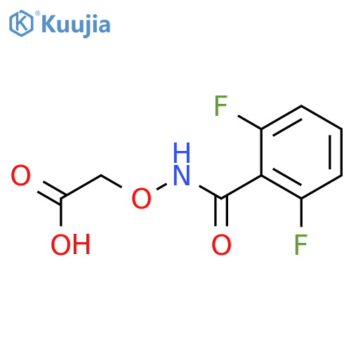 Acetic acid, [[(2,6-difluorobenzoyl)amino]oxy]- structure