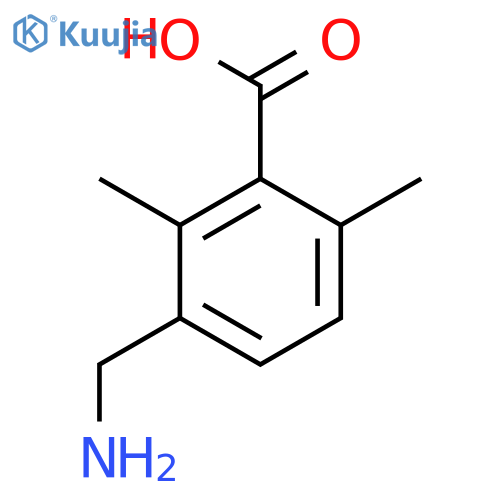 Benzoic acid, 3-(aminomethyl)-2,6-dimethyl- structure