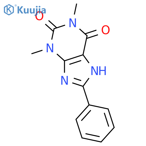 1,3-Dimethyl-8-phenylxanthine structure