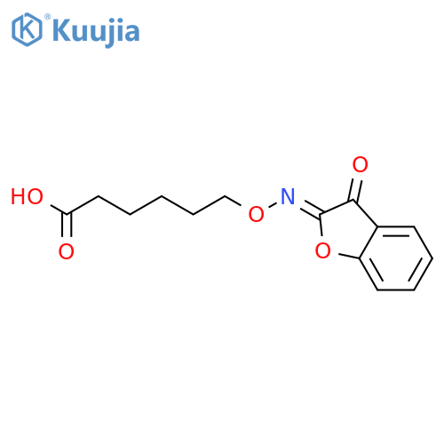 Hexanoic acid, 6-[[(3-oxo-2(3H)-benzofuranylidene)amino]oxy]- structure