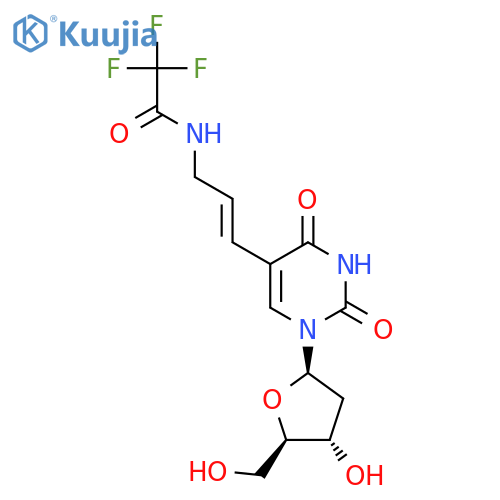 Uridine, 2'-deoxy-5-[3-[(trifluoroacetyl)amino]-1-propenyl]- structure