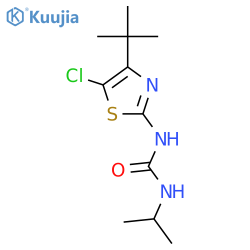 Urea, N-[5-chloro-4-(1,1-dimethylethyl)-2-thiazolyl]-N'-(1-methylethyl)- structure