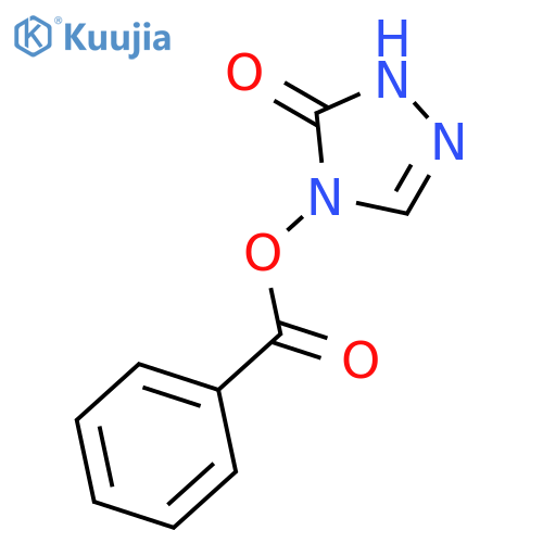 3H-1,2,4-Triazol-3-one, 4-(benzoyloxy)-2,4-dihydro- structure
