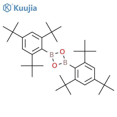 1,3,2,4-Dioxadiboretane, 2,4-bis[2,4,6-tris(1,1-dimethylethyl)phenyl]- structure
