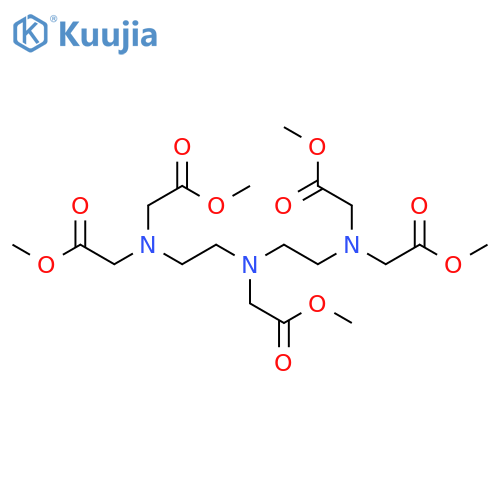 Glycine, N,N-bis[2-[bis(2-methoxy-2-oxoethyl)amino]ethyl]-, methyl ester structure