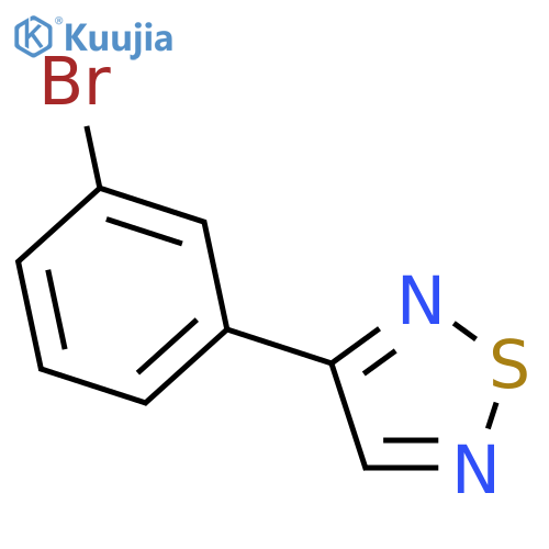 1,2,5-Thiadiazole, 3-(3-bromophenyl)- structure