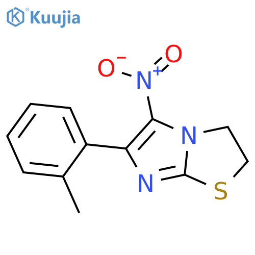 Imidazo[2,1-b]thiazole,2,3-dihydro-6-(methylphenyl)-5-nitro- (9CI) structure