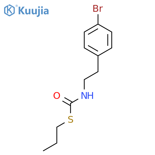 Carbamothioic acid, [2-(4-bromophenyl)ethyl]-, S-propyl ester structure