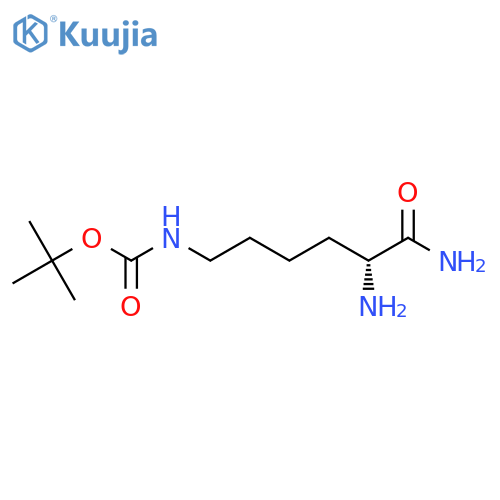 H-D-Lys(Boc)-NH2 structure