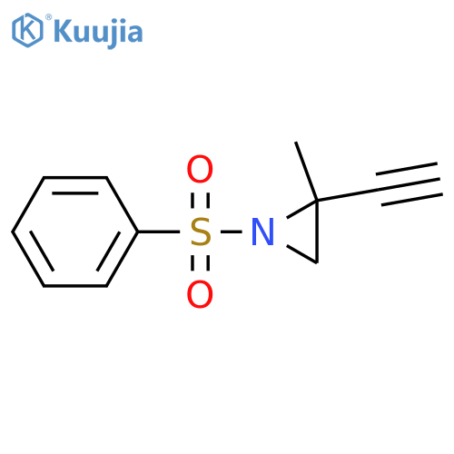 Aziridine, 2-ethynyl-2-methyl-1-(phenylsulfonyl)- structure