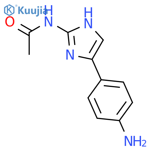 Acetamide, N-[4-(4-aminophenyl)-1H-imidazol-2-yl]- structure