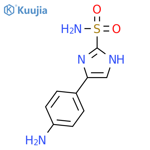 1H-Imidazole-2-sulfonamide, 4-(4-aminophenyl)- structure