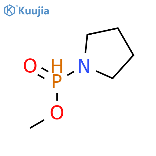 Phosphinic acid, 1-pyrrolidinyl-, methyl ester structure