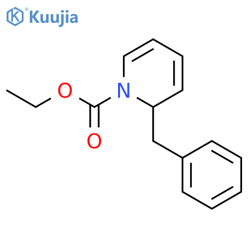 1(2H)-Pyridinecarboxylic acid, 2-(phenylmethyl)-, ethyl ester structure
