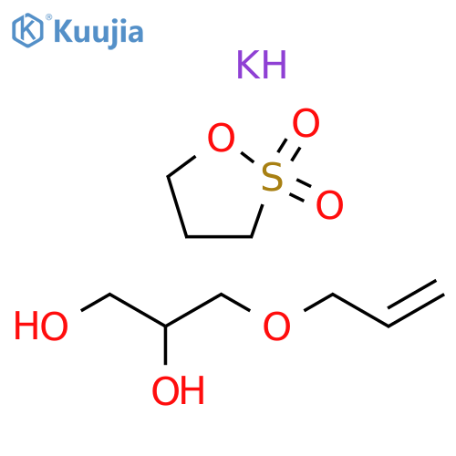 1,2-Propanediol, 3-(2-propenyloxy)-, reaction products with 1,2-oxathiolane 2,2-dioxide, potassium salts structure