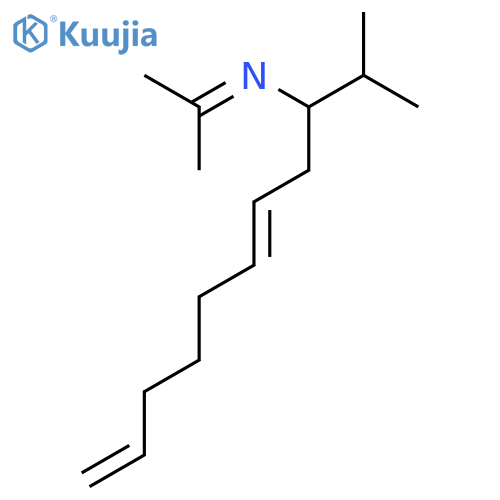 5,10-Undecadien-3-amine, 2-methyl-N-(1-methylethylidene)-, (E)- structure