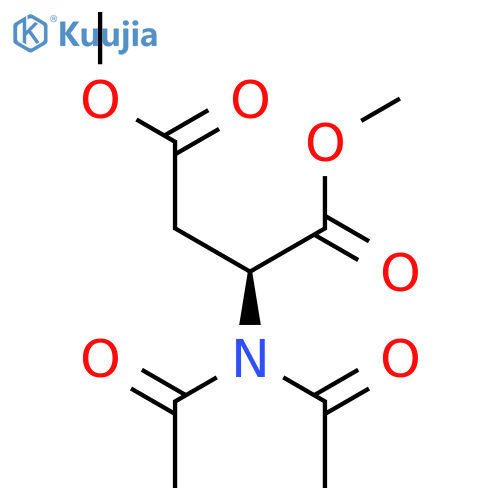 L-Aspartic acid, N,N-diacetyl-, dimethyl ester structure