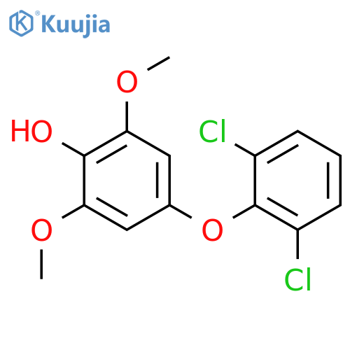 Phenol, 4-(2,6-dichlorophenoxy)-2,6-dimethoxy- structure
