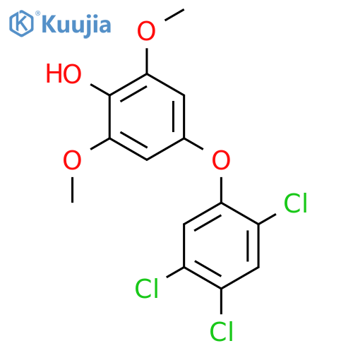 Phenol, 2,6-dimethoxy-4-(2,4,5-trichlorophenoxy)- structure