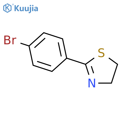 2-(4-bromophenyl)-4,5-dihydro-1,3-thiazole structure