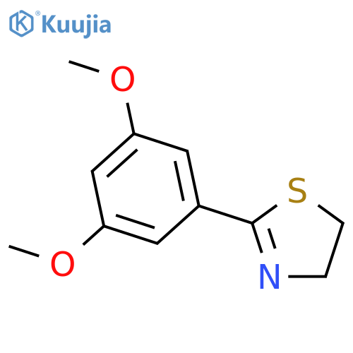 2-(3,5-dimethoxyphenyl)-4,5-dihydro-1,3-thiazole structure