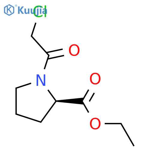(R)-Ethyl 1-(2-chloroacetyl)pyrrolidine-2-carboxylate structure