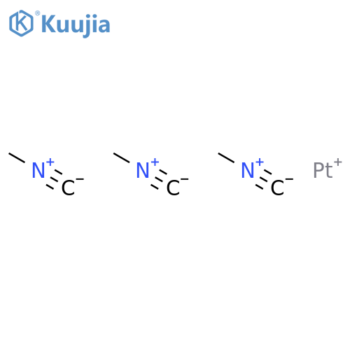 Platinum(1+), tris(isocyanomethane)- structure