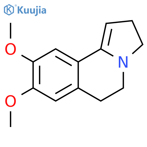 Pyrrolo[2,1-a]isoquinoline, 2,3,5,6-tetrahydro-8,9-dimethoxy- structure