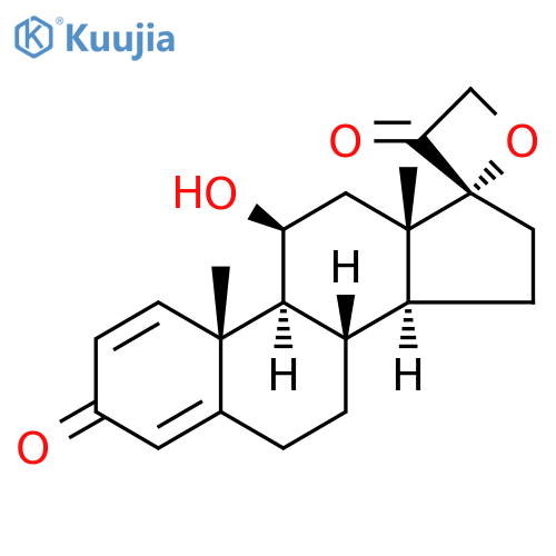 (11Beta)-17,21-Epoxy-11-hydroxypregna-1,4-diene-3,20-dione structure