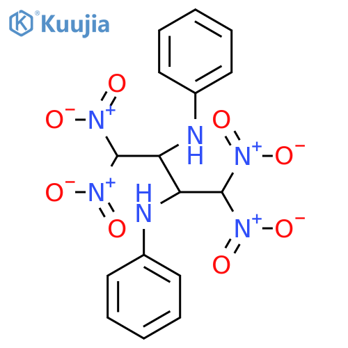 1,1,4,4-Tetranitro-N~2~,N~3~-diphenylbutane-2,3-diamine structure