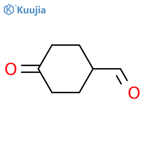 4-Oxocyclohexanecarbaldehyde structure